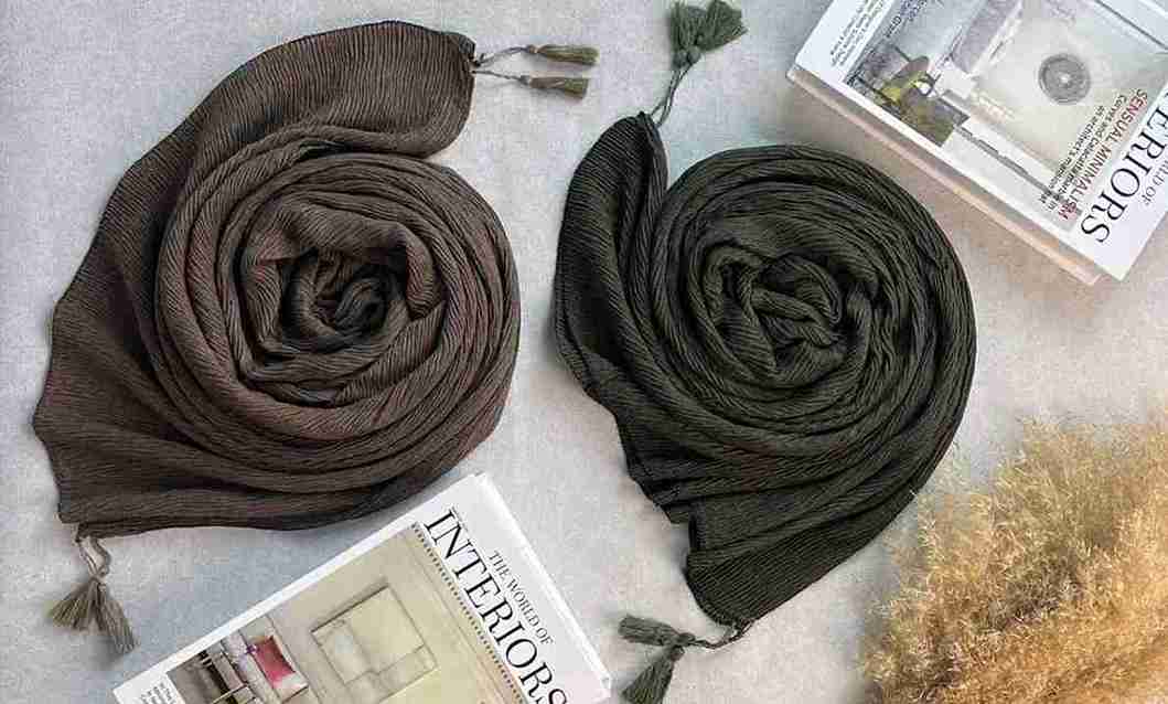 تصویر 5 از فروش عمده شال برشکا منگوله چوبی + قیمت یزد