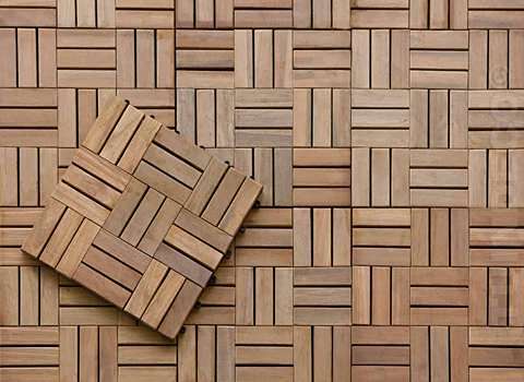 تصویر 2 از موزاییک پلیمری طرح پارکت با جلوه گرم و طبیعی