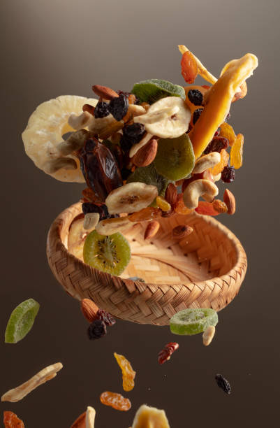 میوه خشک میکس 60 گرمی انتخابی بینظیر و تنوع بالا