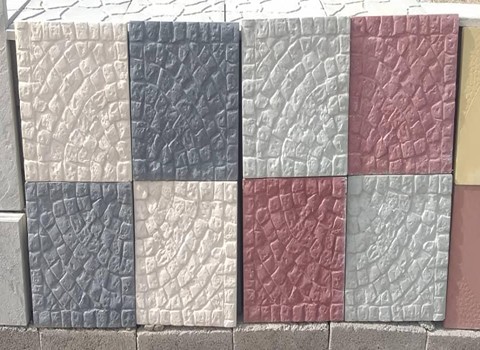 تصویر 3 از موزاییک پلیمری حیاط با طراحی مدرن و استحکام بالا