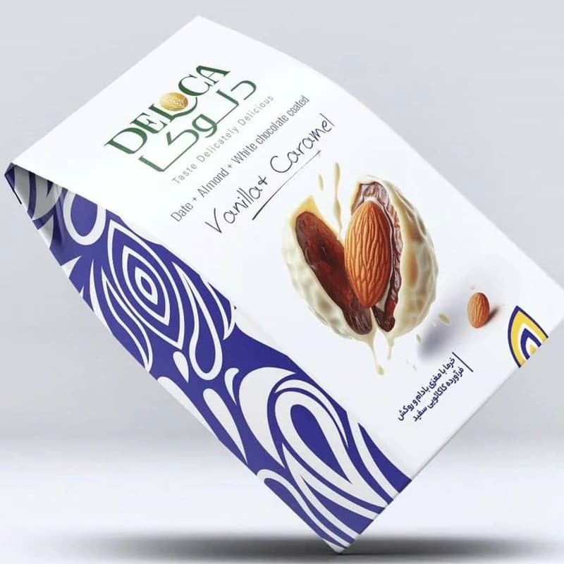 خرما شکلاتی دلوکا مناسب مصارف خانگی و مهمانی‌ ها