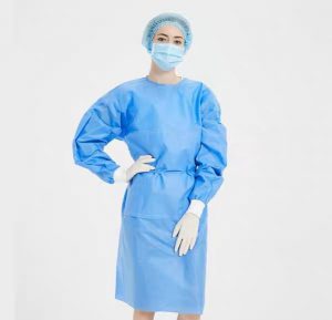 تصویر 2 از گان جراح مچ دار با طراحی ارگونومیک و دقت بالا با پارچه