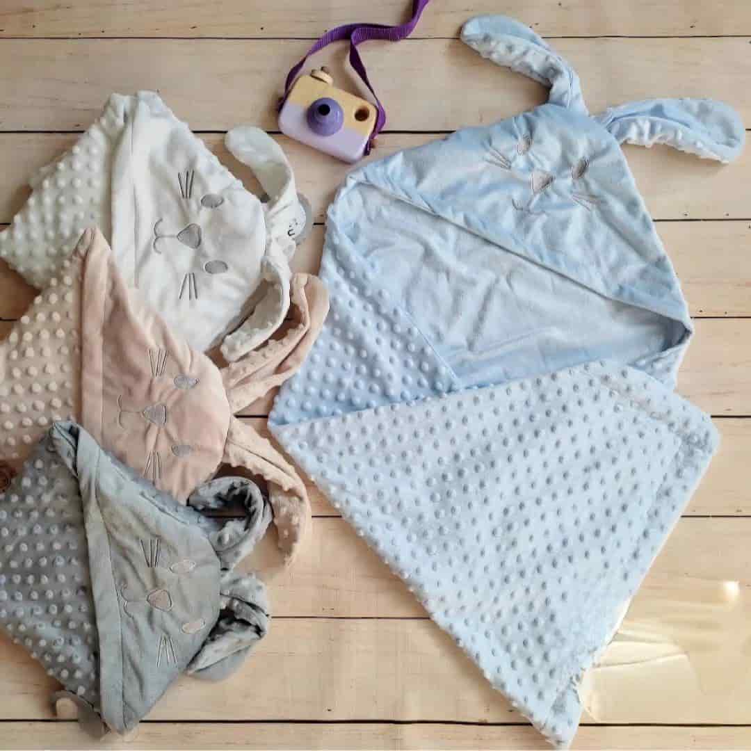 تصویر 2 از پتو خرگوشی نوزاد برای خواب آرام