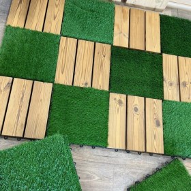 چمن مصنوعی پازلی با مقاومت بالا در برابر پا خوردگی