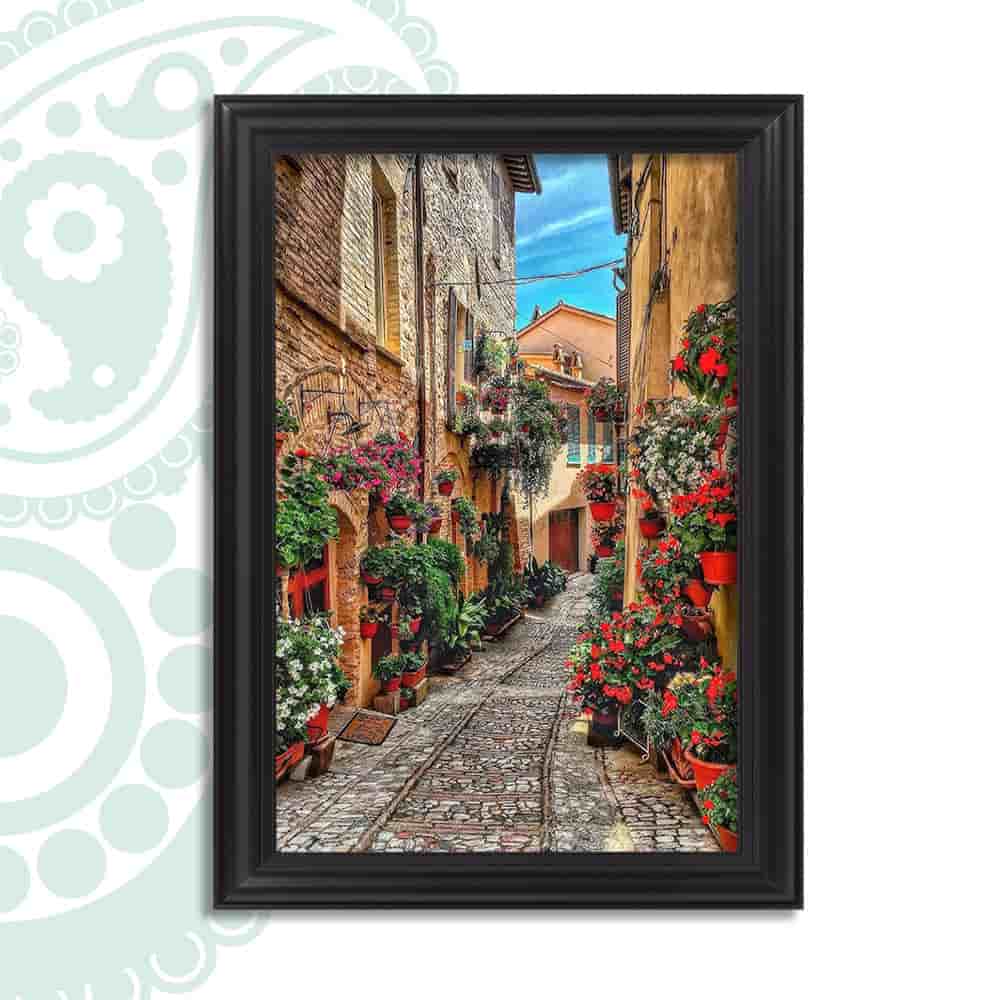 تابلو فرش کلاسیک دیواری با بافت بسیار ظریف