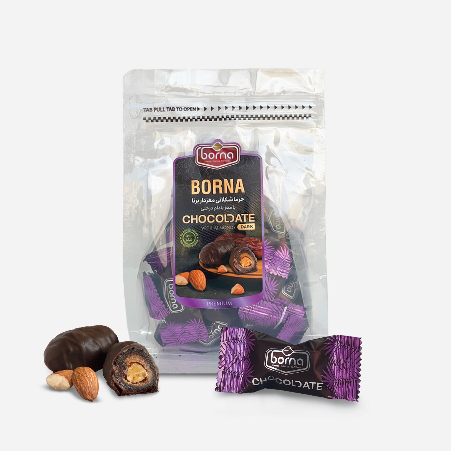 خرما شکلاتی برنا محصول کاربردی و پر طرفدار