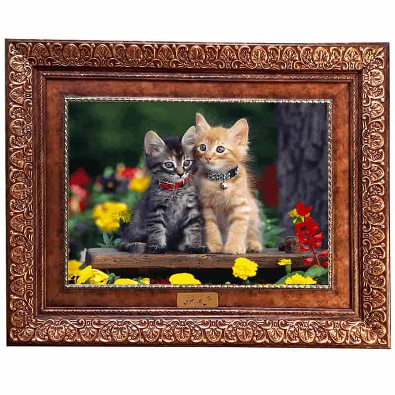 تصویر 3 از تابلو فرش نقش حیوانات با رنگ طبیعی و محصر به فرد