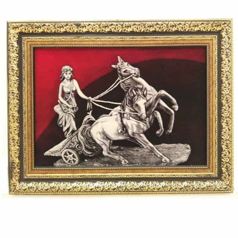 تابلو فرش سنتی باستان الهام گرفته از فرهنگ ایرانی