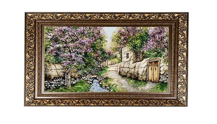 تصویر 2 از تابلو فرش هنری مناسب هدیه برای خاص پسند ها