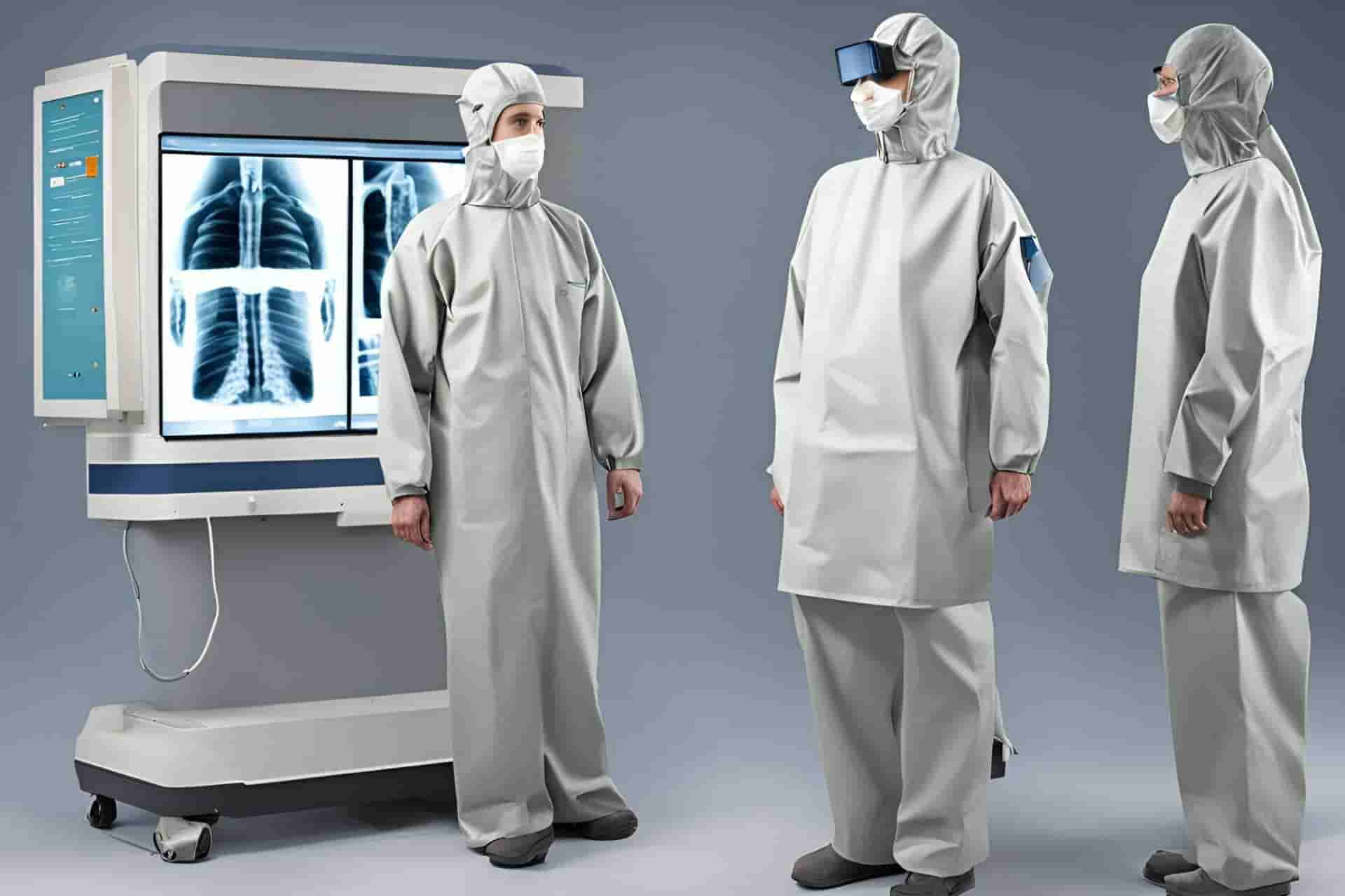 گان ضد پرتوزایی برای محافظت در برابر تشعشعات در محیط‌ های پزشکی و پرتو شناسی