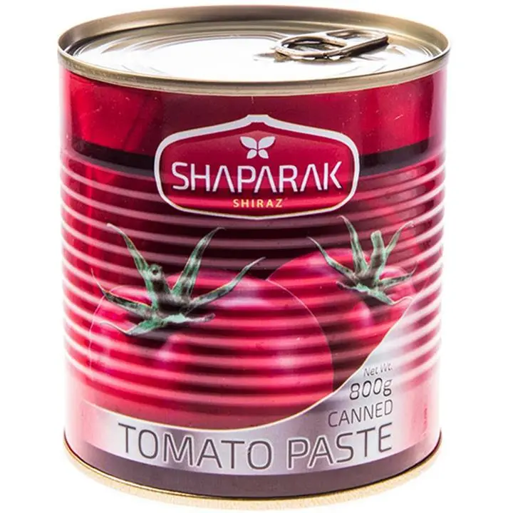 رب گوجه فرنگی قوطی شاپرک 800 گرمی