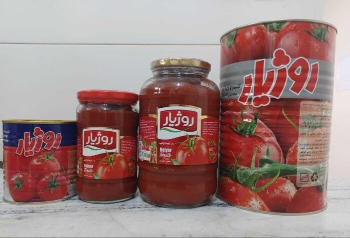 رب گوجه فرنگی روژیار با طعم بی نظیر