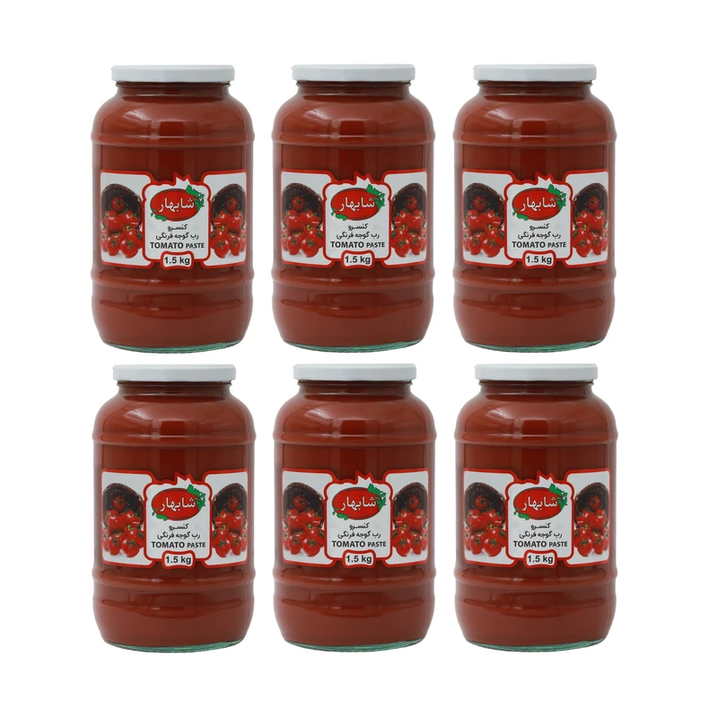 تصویر 3 از رب گوجه فرنگی شابهار 1500 گرمی با طعمی تازه و غنی از طبیعت