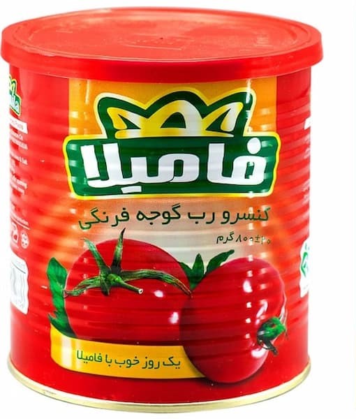 رب گوجه فرنگی فامیلا ۸۰۰ گرمی اصل و طبیعی