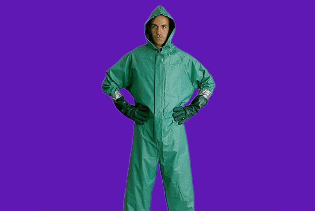 تصویر 3 از گان ضد اسید با مقاومت بسیار بالا و کیفیت صادراتی