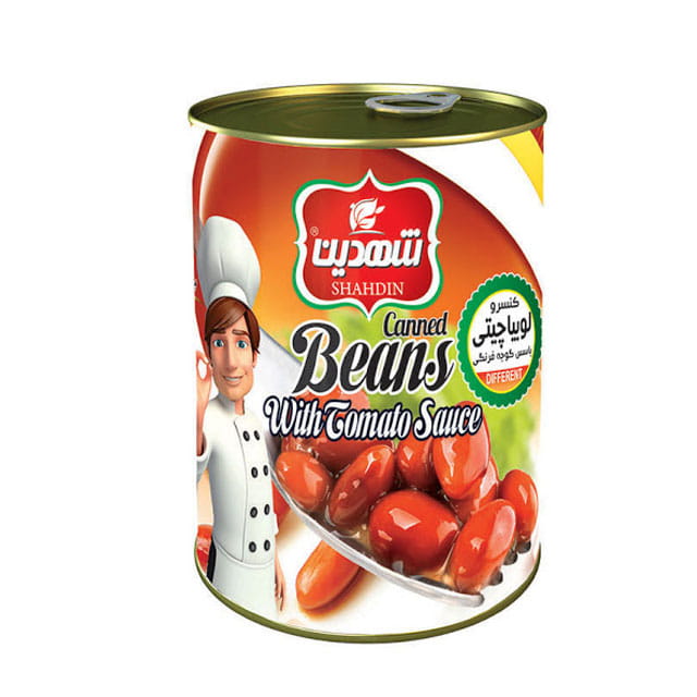 کنسرو لوبیا شهدین با کیفیت بی نظیر