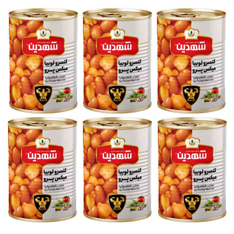 تصویر 3 از کنسرو لوبیا میکس پرو شهدین باکیفیت عالی