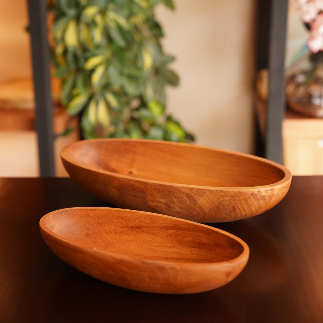 آجیل خوری چوبی بزرگ مناسب سرو دسته‌ جمعی