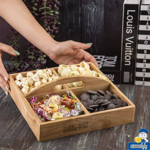 تصویر 1 از آجیل خوری چوبی بامبو طراحی ارگانیک و پایدار