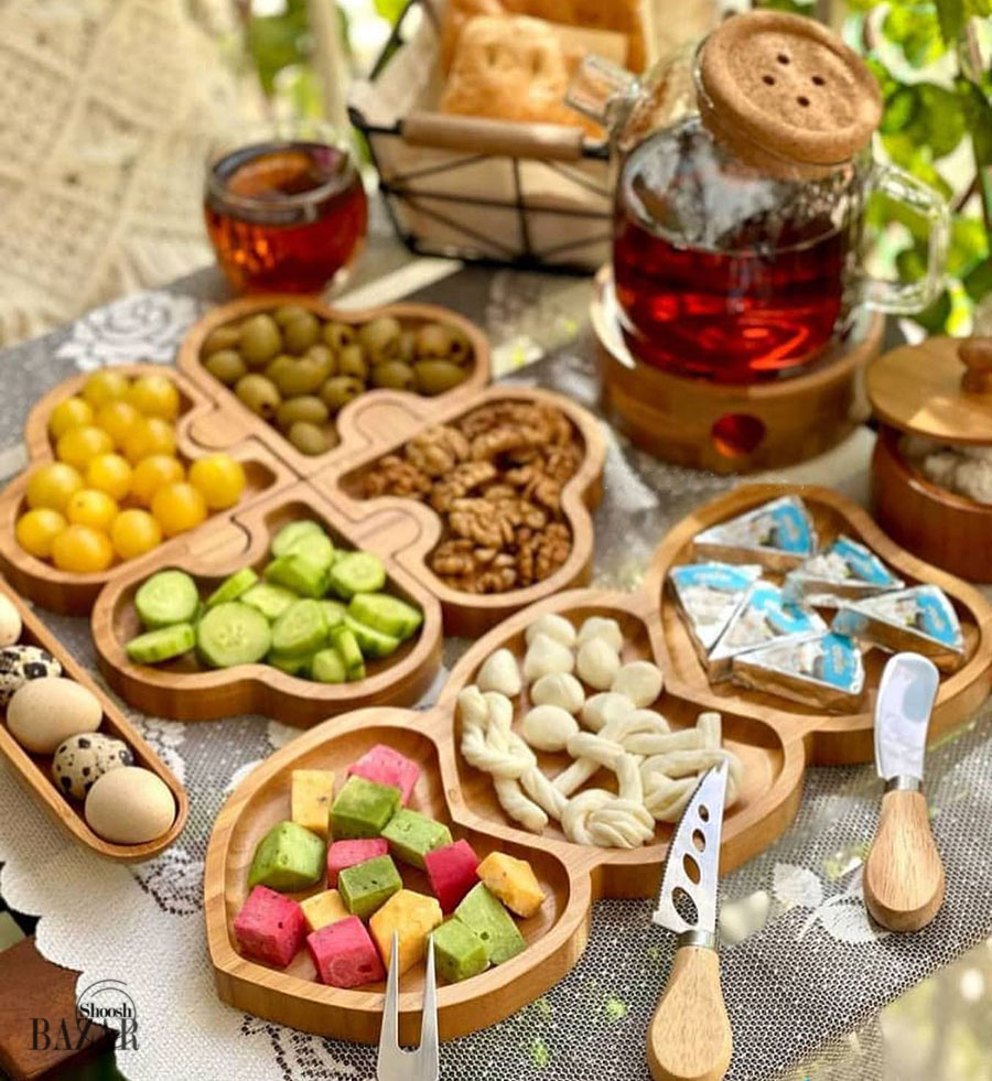 تصویر 2 از آجیل خوری چوبی بامبو طراحی ارگانیک و پایدار