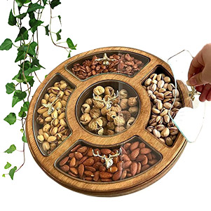 تصویر 3 از آجیل خوری چوبی بامبو طراحی ارگانیک و پایدار