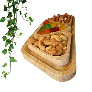 تصویر 4 از آجیل خوری چوبی بامبو طراحی ارگانیک و پایدار