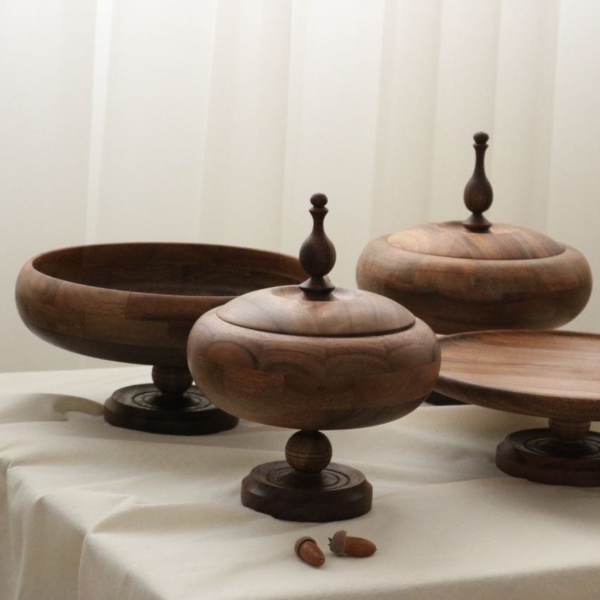 آجیل خوری چوبی در دار مناسب نگهداری مطمئن و منظم