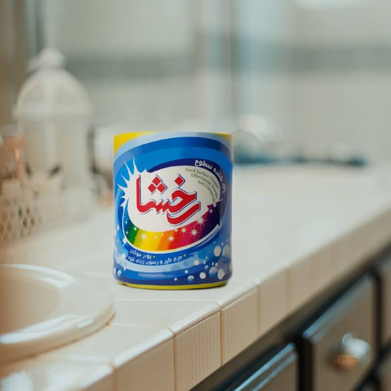 پودر لباسشویی رخشا با فرمول لکه‌ بر