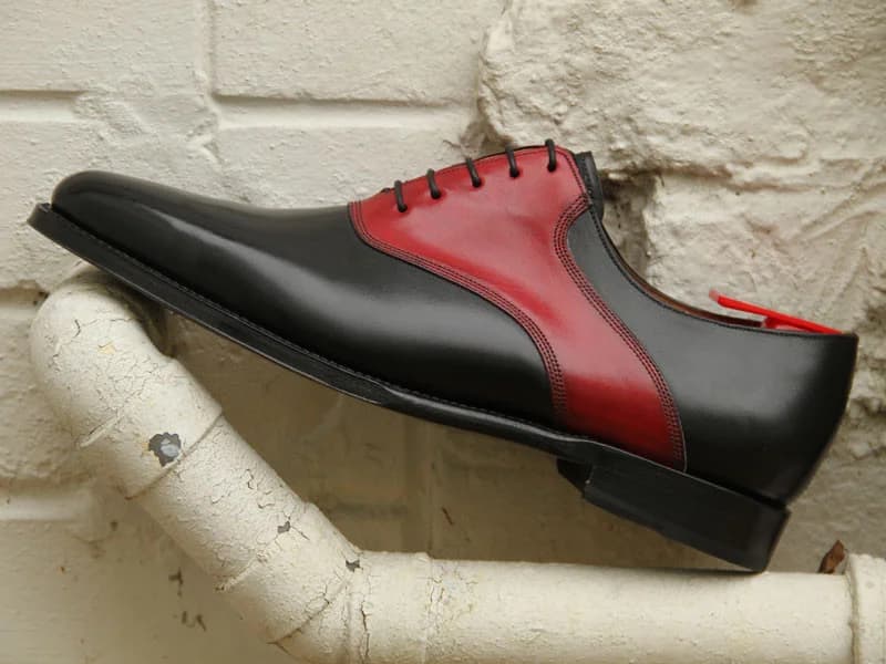 تصویر 3 از کفش چرم قم با فرم استاندارد و پشتیبانی عالی از قوس پا