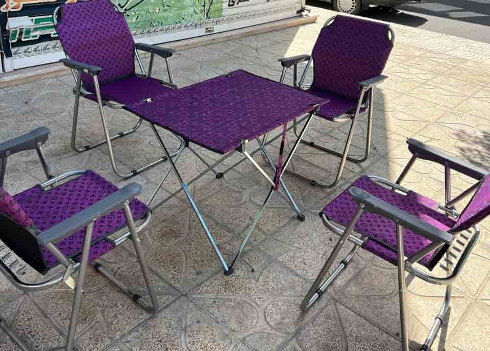 تصویر 3 از صندلی مسافرتی گونش مجهز به پایه‌ های تاشو و نشیمن مقاوم