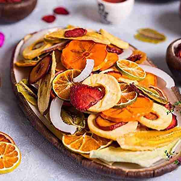 میوه خشک میکس فله ای مخلوط میوه‌ های فصل