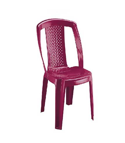 تصویر 2 از صندلی پلاستیکی قدیمی با طراحی ساده و مدرن