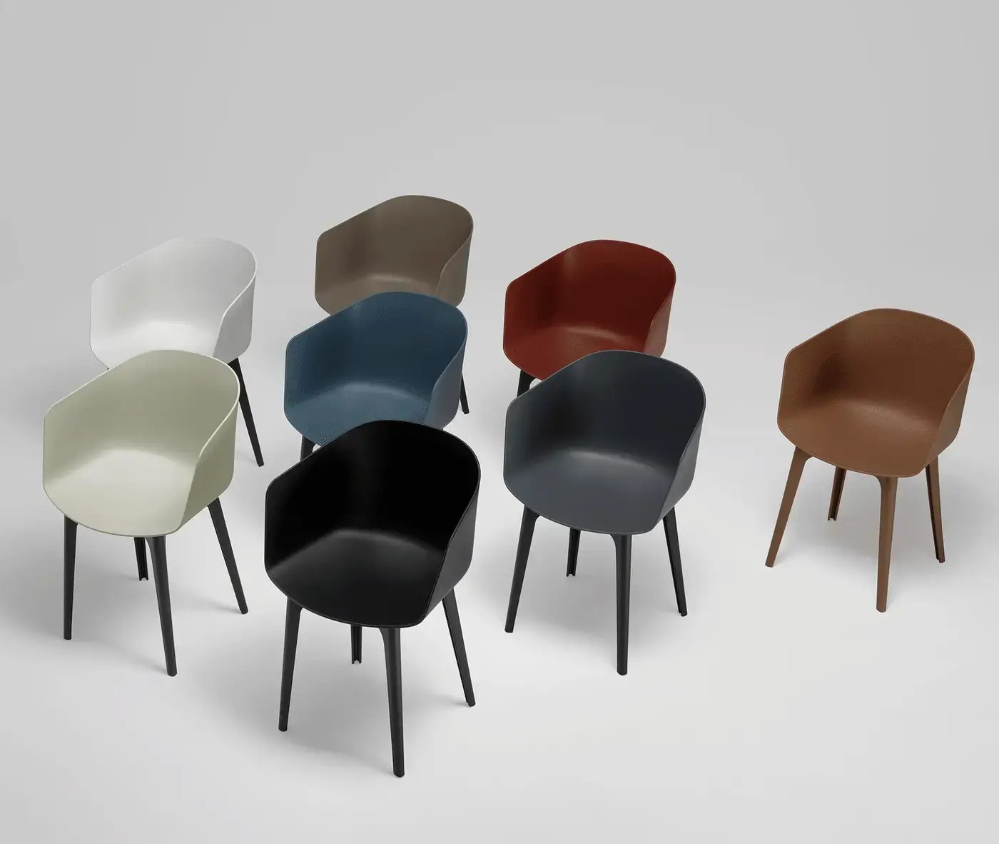 تصویر 2 از صندلی پلاستیکی مدرن مقاوم در برابر نور خورشید