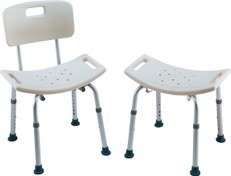 تصویر 1 از صندلی پلاستیکی حمام سالمند مناسب استفاده در حمام و سرویس