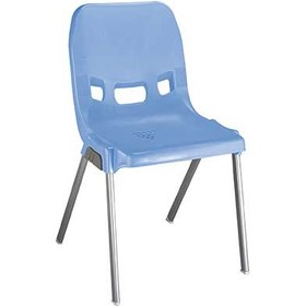 تصویر 1 از صندلی پلاستیکی فلزی با بدنه مقاوم و مستحکم