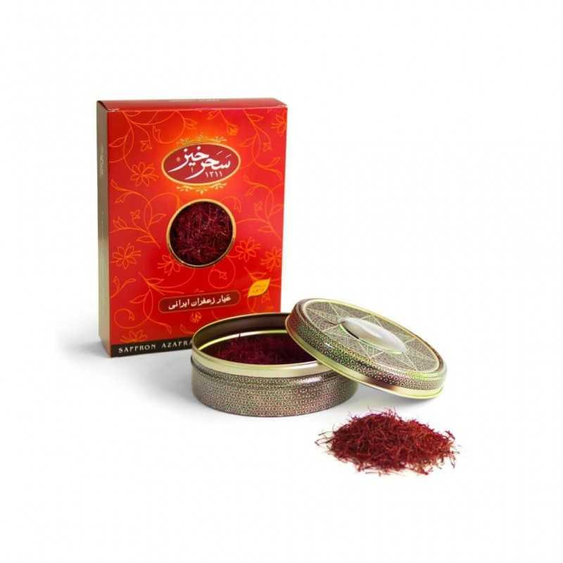 زعفران سحرخیز یک مثقالی با بسته‌ بندی جمع‌ و جور