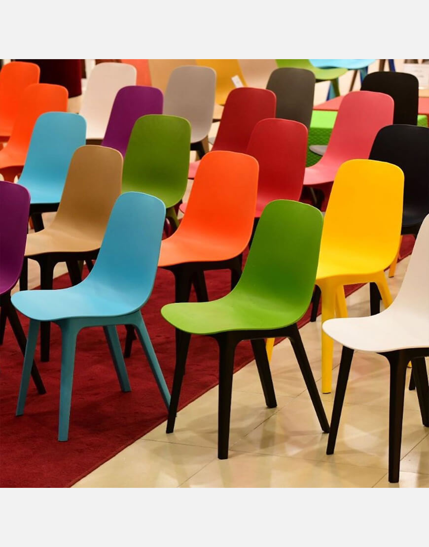 تصویر 4 از صندلی پلاستیکی فست فود مقاوم در برابر رطوبت و ضربه