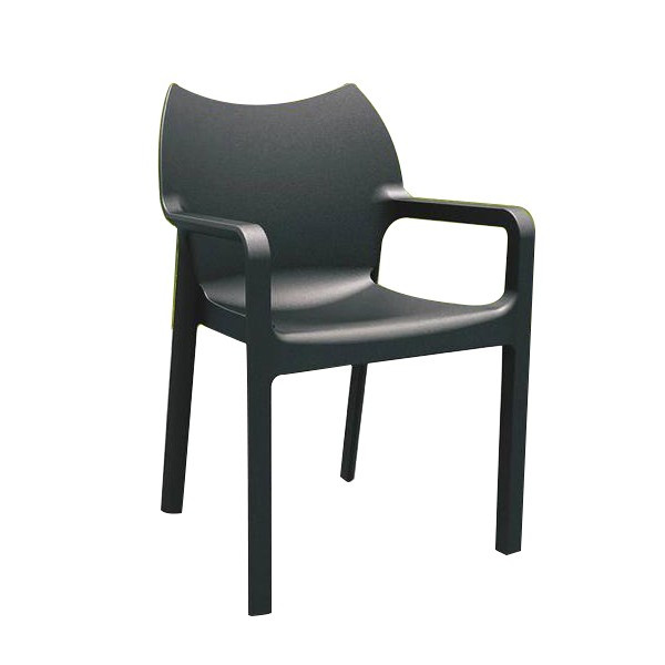 تصویر 1 از صندلی پلاستیکی ناصر دسته دار مناسب محیط‌ های پر تردد