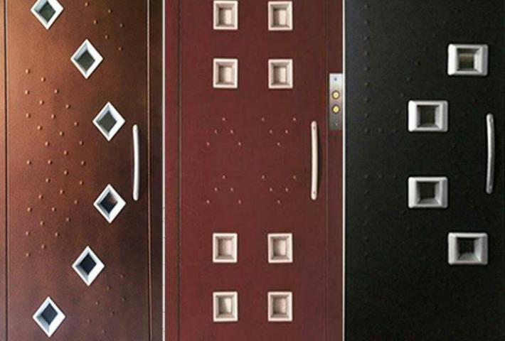 درب آسانسور آینه ای با موتور جانبی