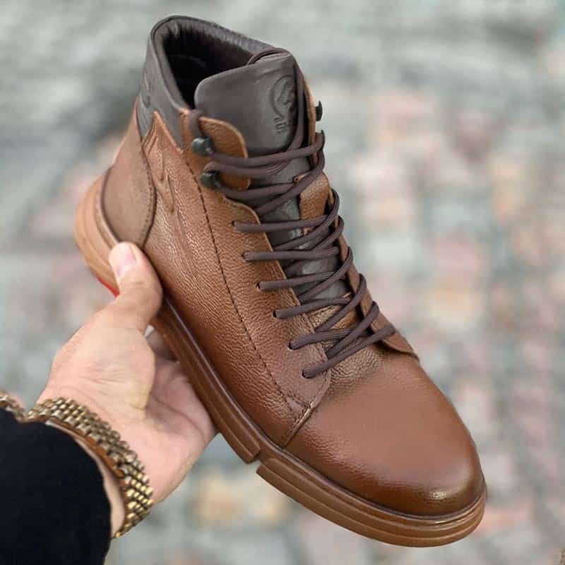 کفش مردانه نیم ساق با طراحی نوین و زیره مقاوم