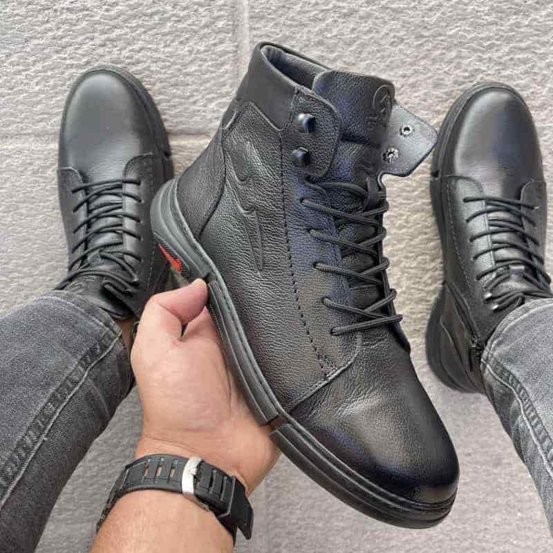 تصویر 1 از کفش مردانه نیم ساق با طراحی نوین و زیره مقاوم