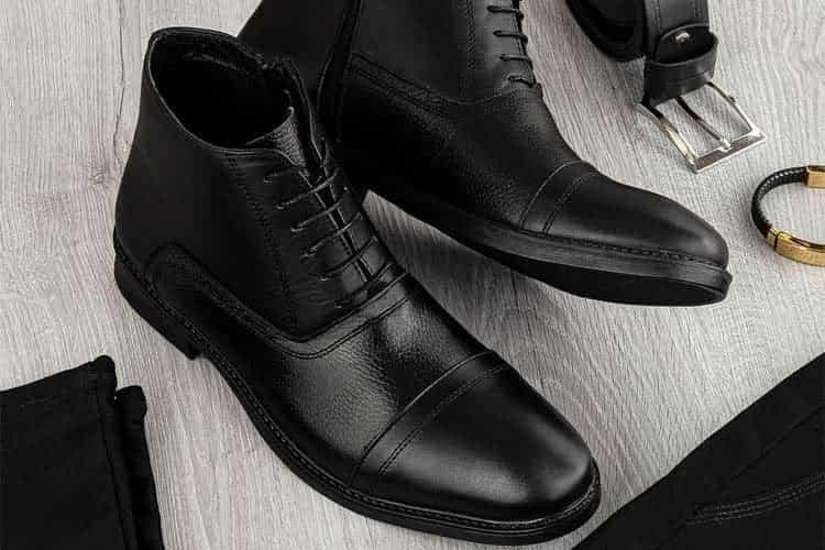 تصویر 2 از کفش مردانه نیم ساق با طراحی نوین و زیره مقاوم