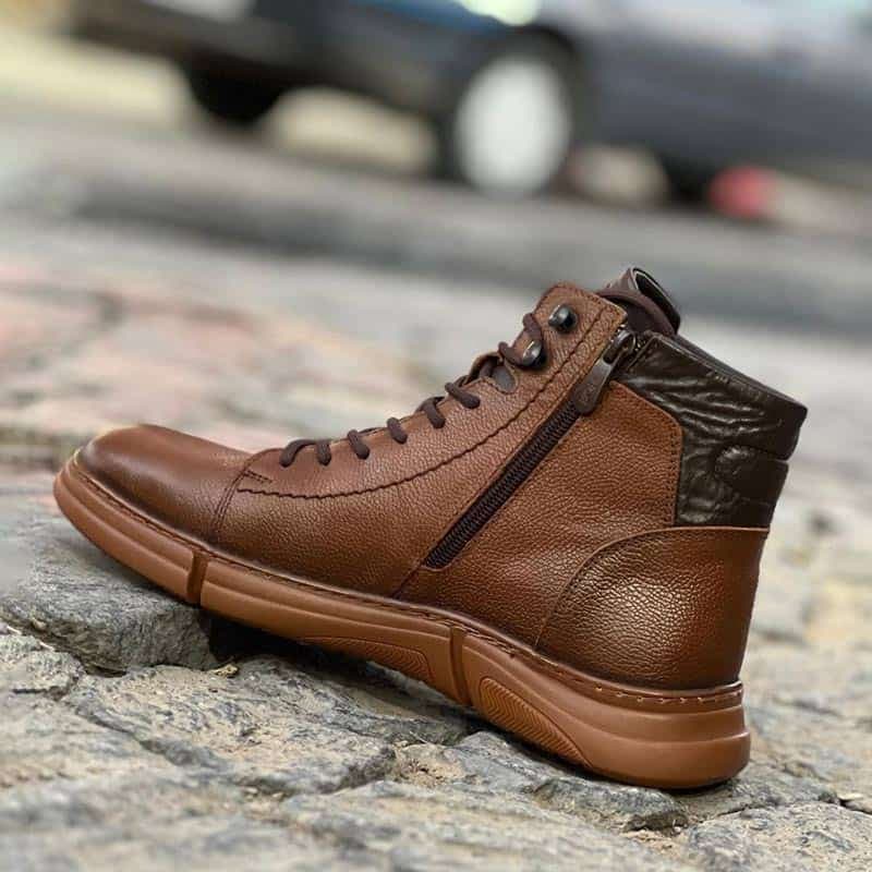 تصویر 3 از کفش مردانه نیم ساق با طراحی نوین و زیره مقاوم