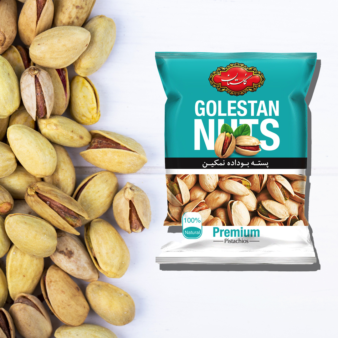 پسته شور گلستان 100 گرمی تازه و مرغوب برای پذیرایی