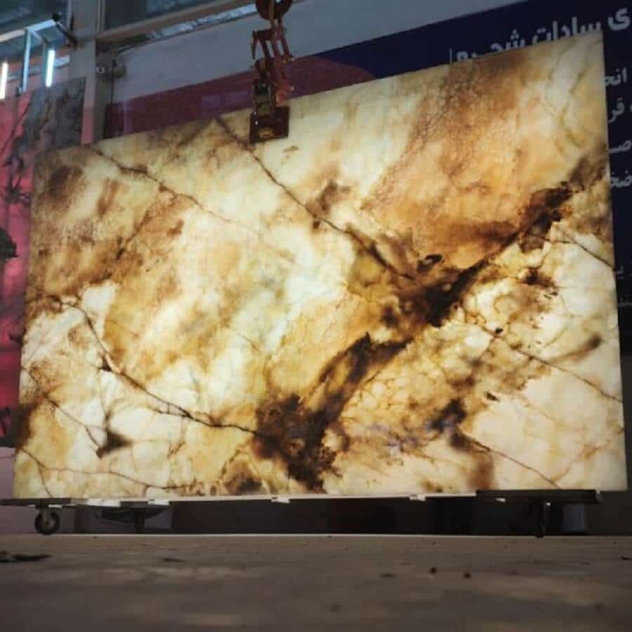 تصویر 4 از سنگ مرمر طلایی با ظاهری منحصر به فرد