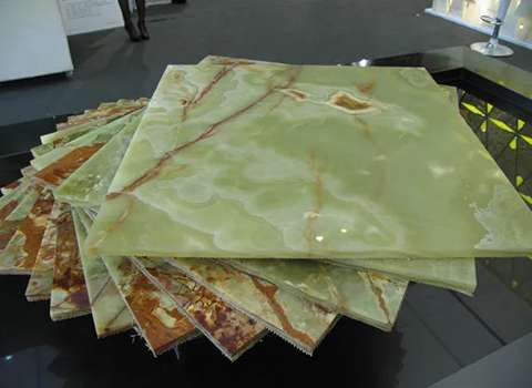 تصویر 4 از سنگ مرمر سبز حرمی با ظاهری بسیار خوش رنگ