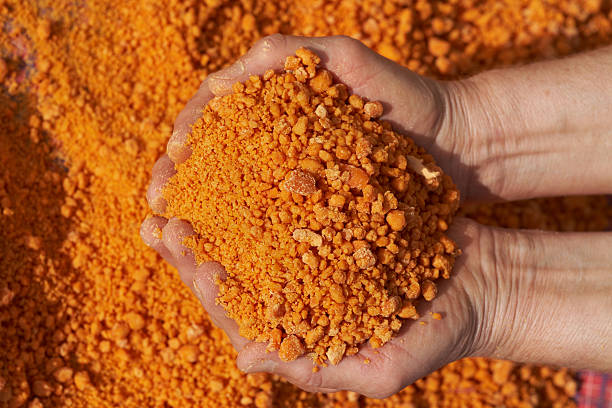 تصویر 5 از گوگرد قرمز در وزن های مختلف برای تولید رنگ و پیگمنت