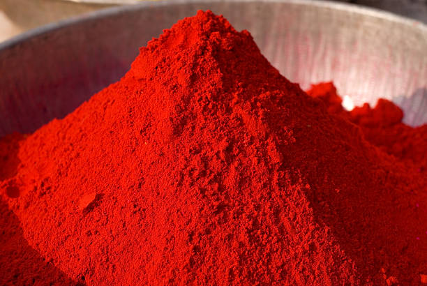 تصویر 1 از گوگرد قرمز در وزن های مختلف برای تولید رنگ و پیگمنت