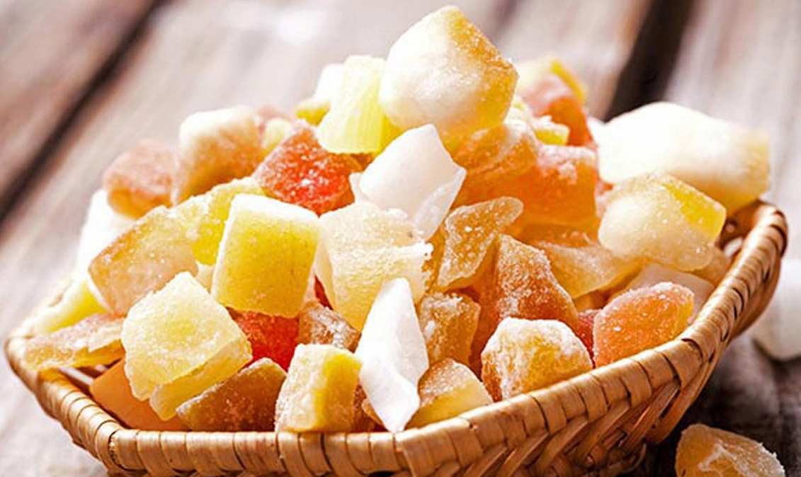 میوه خشک مخلوط حبه ای با برش استاندارد