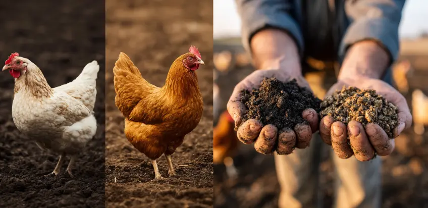 تصویر 3 از کود مرغی برای زعفران با ترکیب مغذی ویژه و افزایش گل‌ دهی